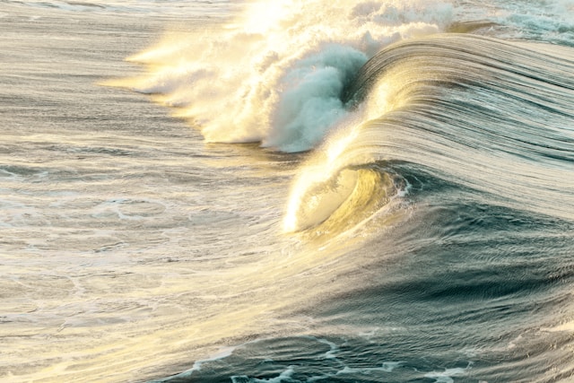 Welle im Ozean
